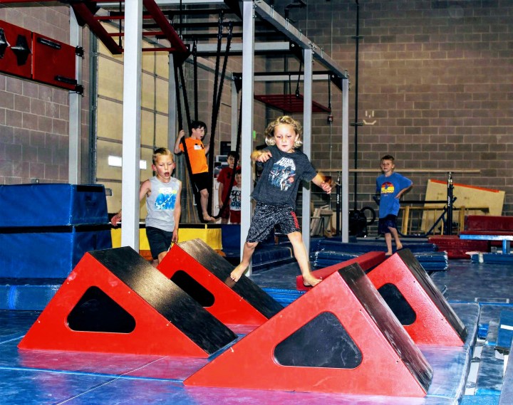 Ninja Warrior at Bare Foot Gym